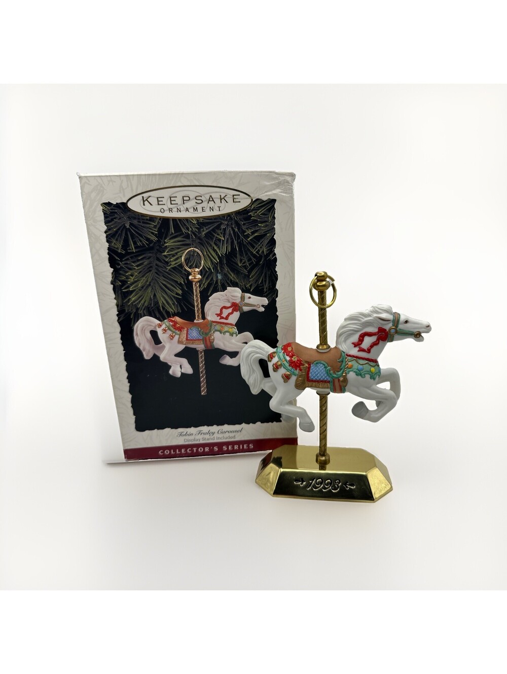1993 Hallmark Keepsake Ornament Tobin Fraley Carousel Collector's Series #2